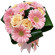bouquet of roses and gerberas. Petropavlovsk