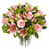 pink roses and lilies. Novomoskovsk