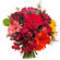 alstroemerias roses and gerberas bouquet. Novomoskovsk