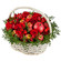 gift basket with strawberry. Aksay