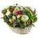 basket of chrysanthemums and roses. San Antonio