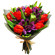 Bouquet of tulips and alstroemerias. Sharkan